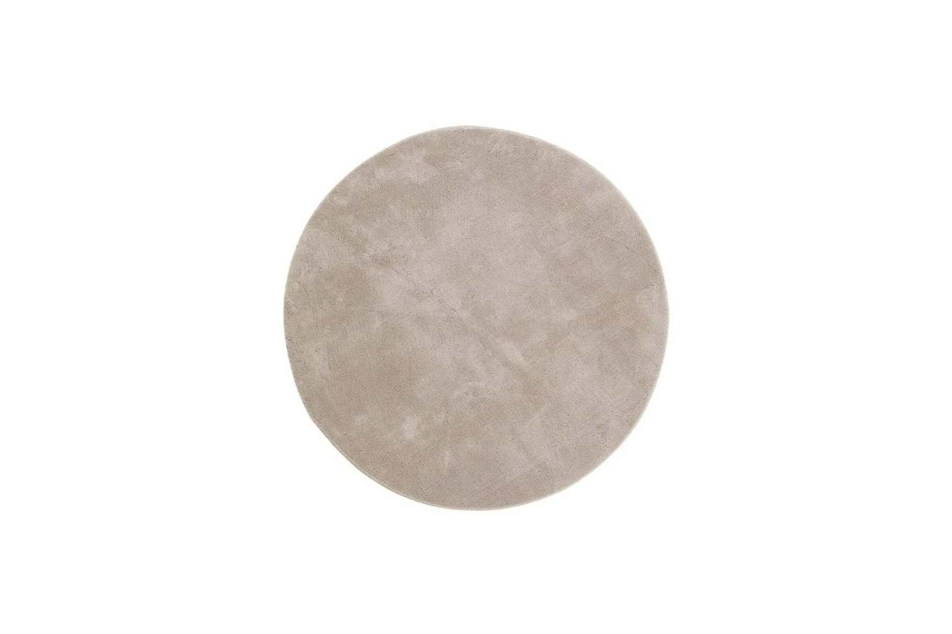 KM Home Utendørstepper-Vaskbart teppe Soft Rund Lin Beige