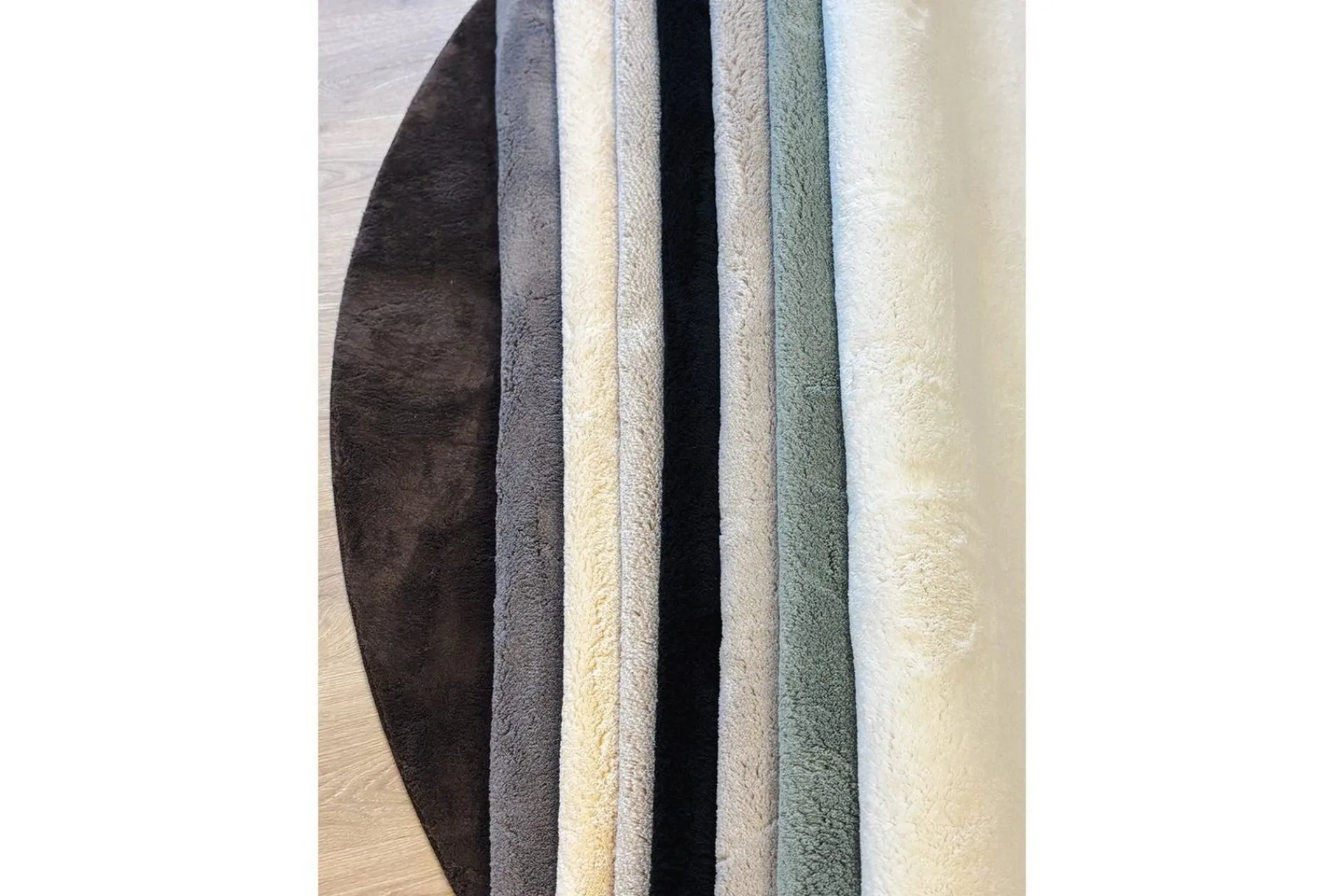 KM Home Flatvevde Tepper-Vaskbart teppe Soft Shape Lin Beige