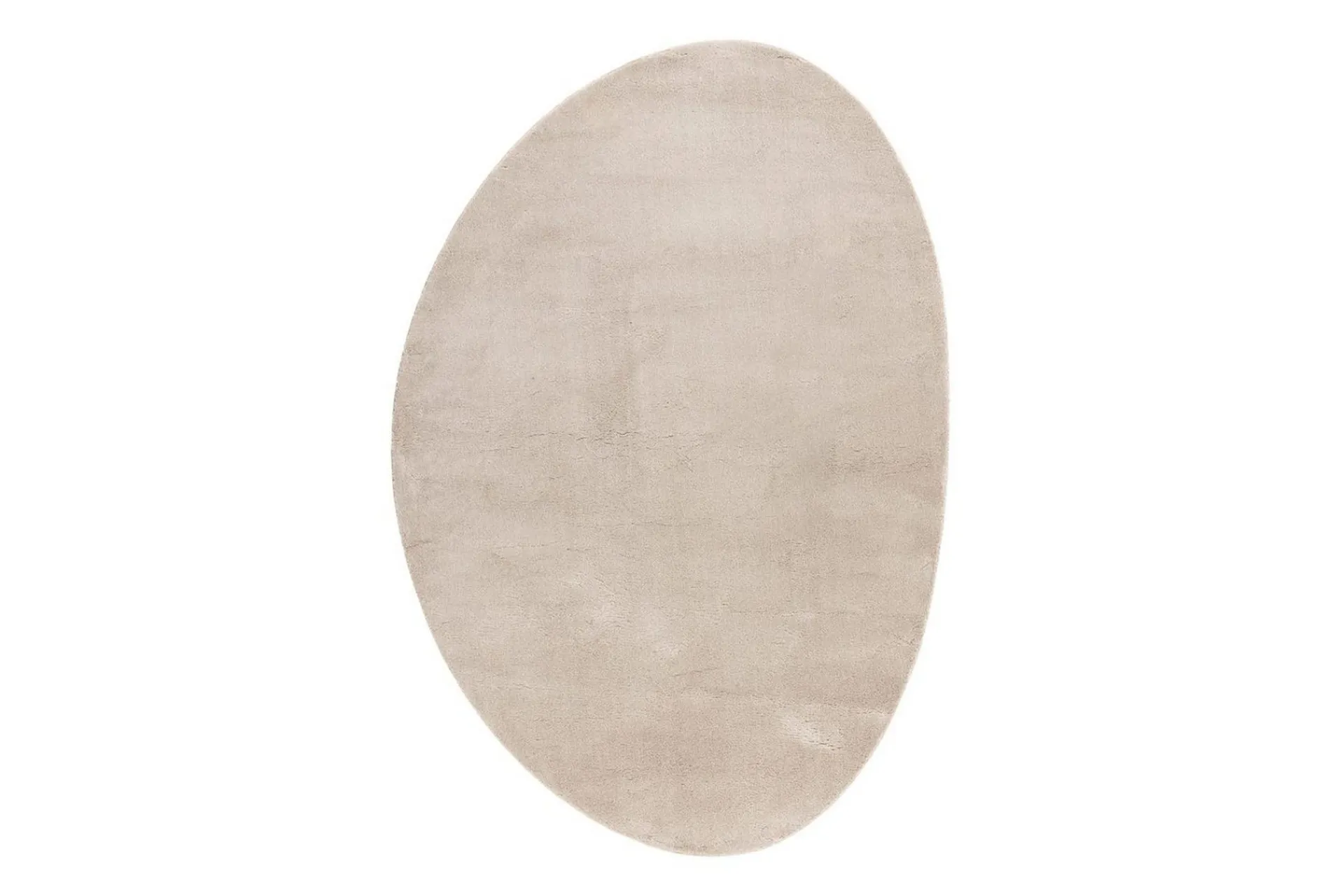KM Home Flatvevde Tepper-Vaskbart teppe Soft Shape Lin Beige