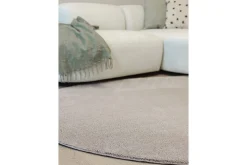 KM Home Flatvevde Tepper-Vaskbart teppe Soft Shape Lin Beige