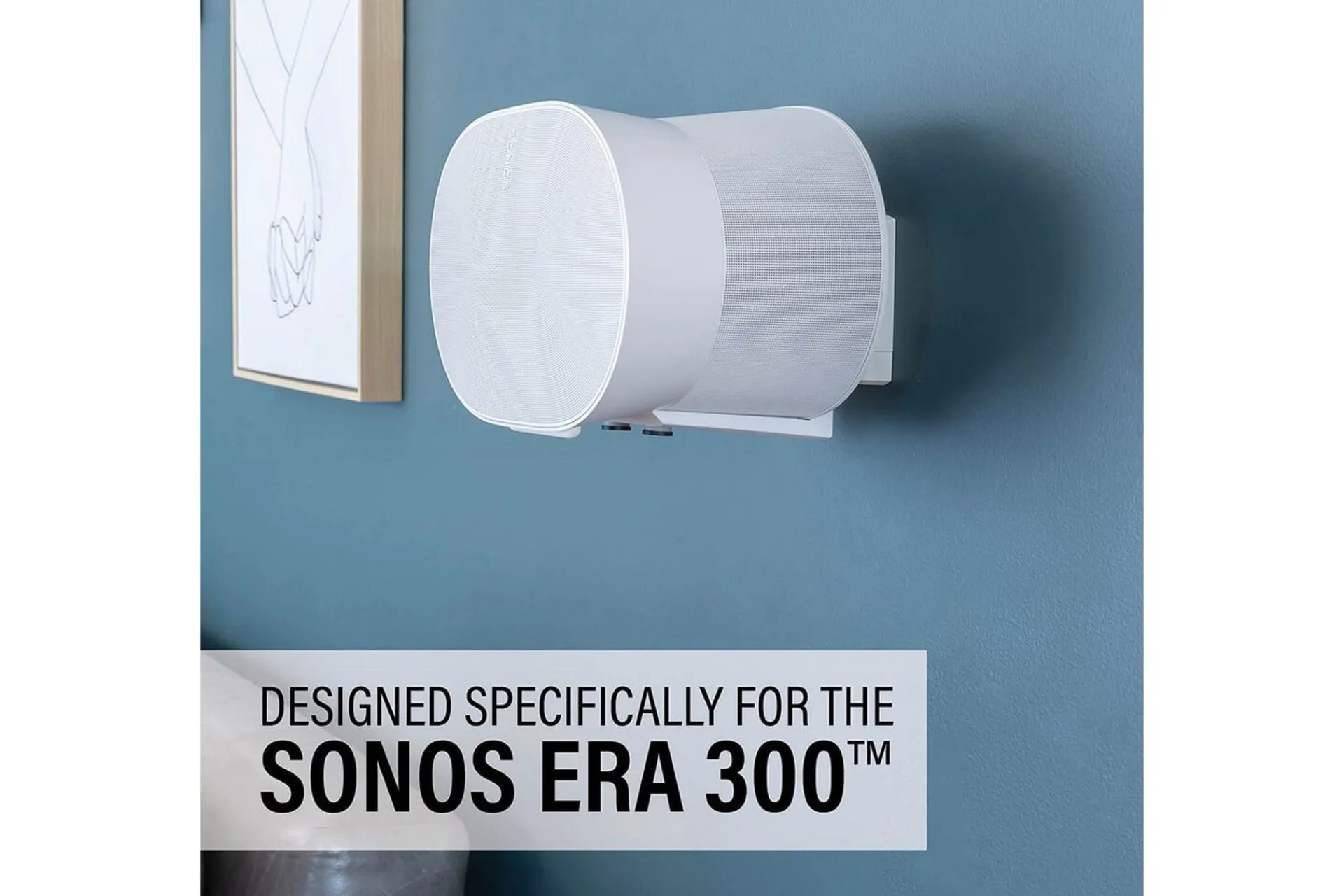 Mediestativ & Veggfeste-Veggfeste Sanus for Sonos Era 300 Hvit
