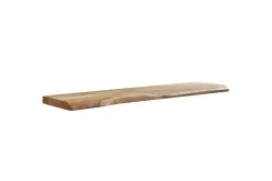 Wohnling Vegghylle-Vegghylle trekant, heltre, flytende hylle, landlig stil 120 cm Lyse brun