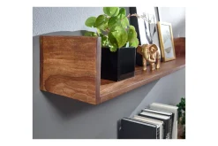 Wohnling Vegghylle-Vegghylle Vegghengt i heltre 120 cm landstil Brun