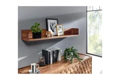Wohnling Vegghylle-Vegghylle Vegghengt i heltre 120 cm landstil Brun