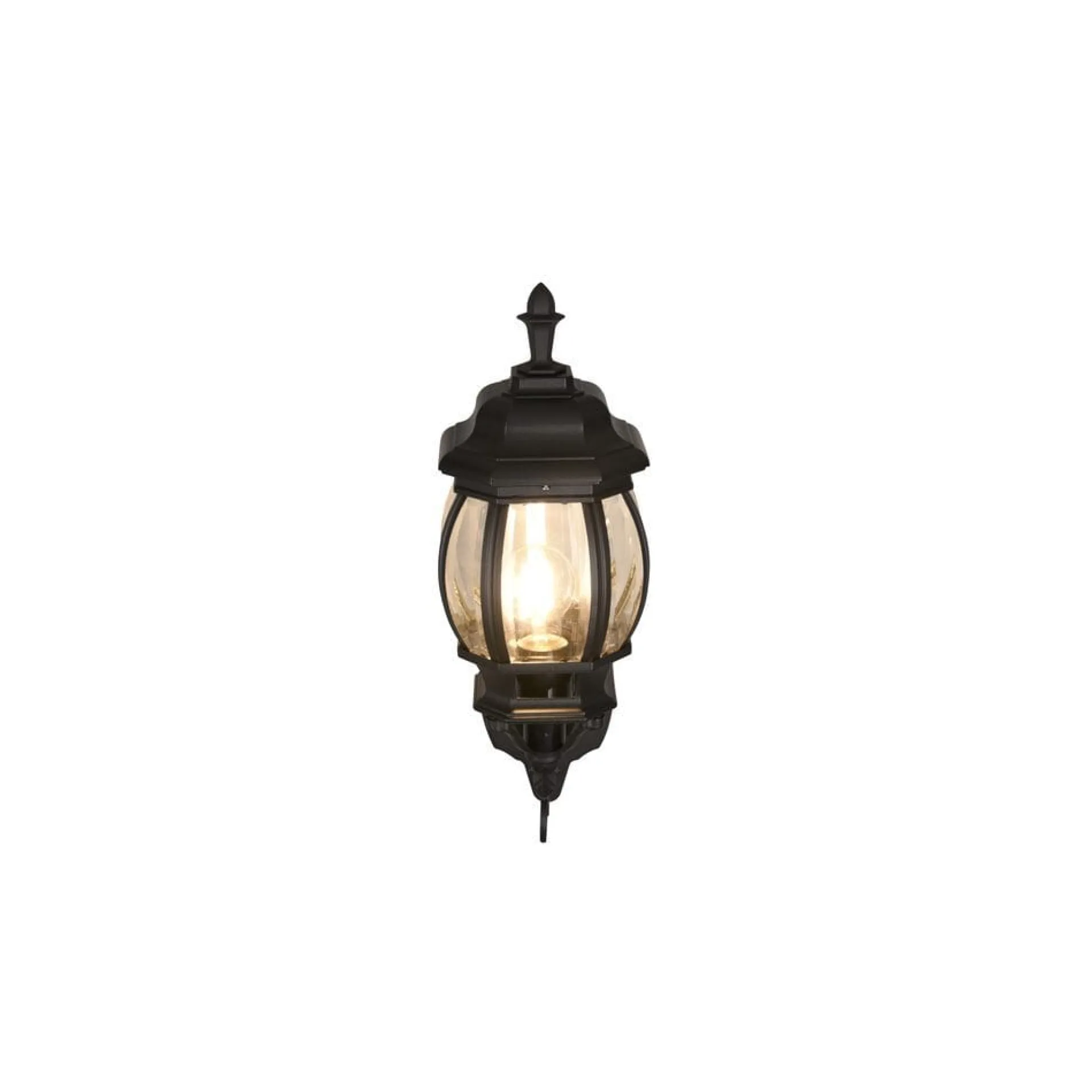 Trio Lighting Entré|Fasadebelysning-Vegglampe Elvo Mattsvart