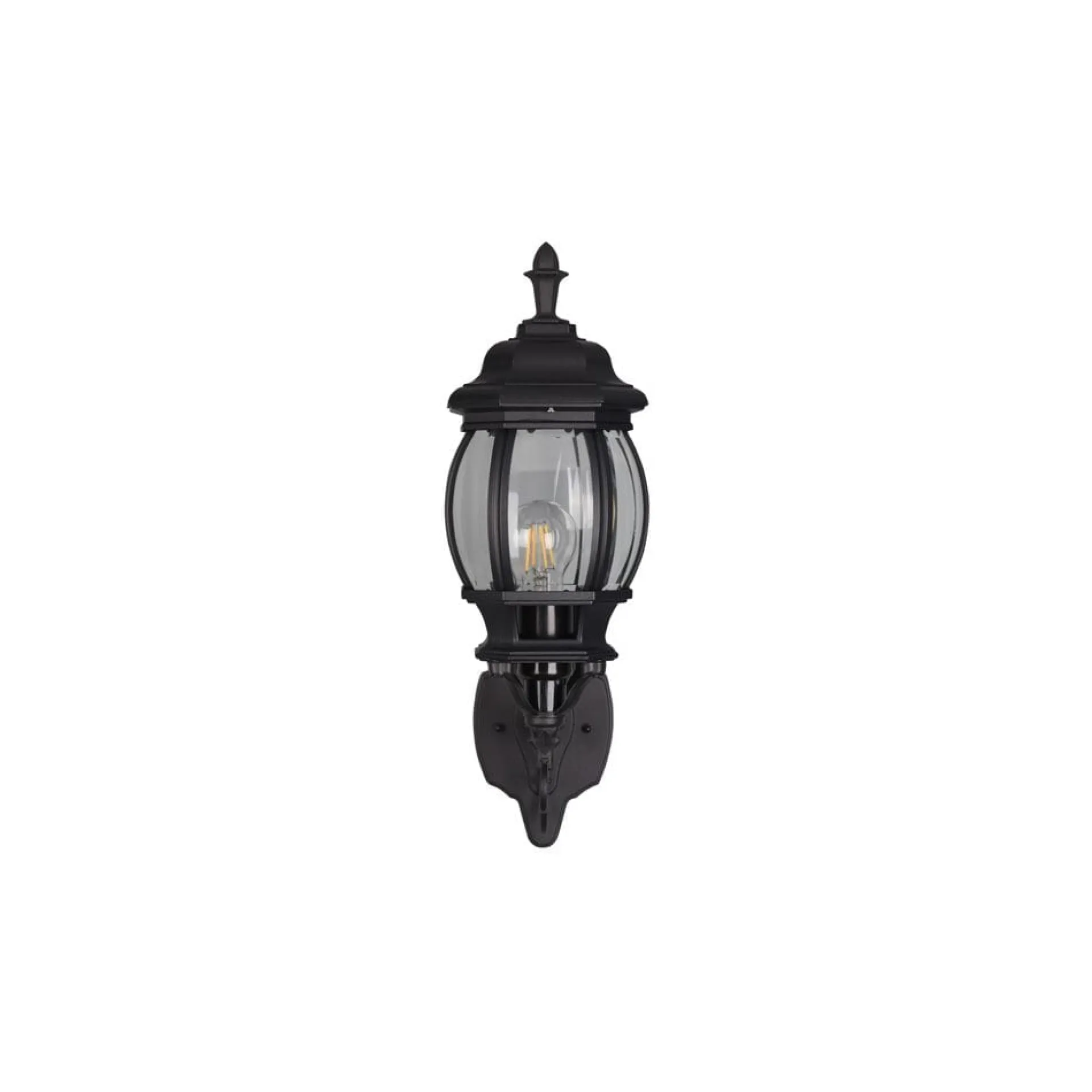 Trio Lighting Entré|Fasadebelysning-Vegglampe Elvo Mattsvart