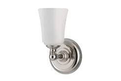 Baderomslampe Vegg-Vegglampe Feiss Huguenot Lake 133x248x152 mm Krom
