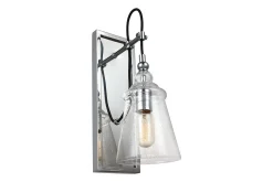 Nattbordslampe-Vegglampe Feiss Loras Krom