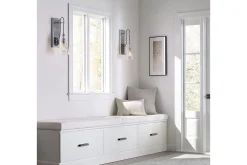 Nattbordslampe-Vegglampe Feiss Loras Krom