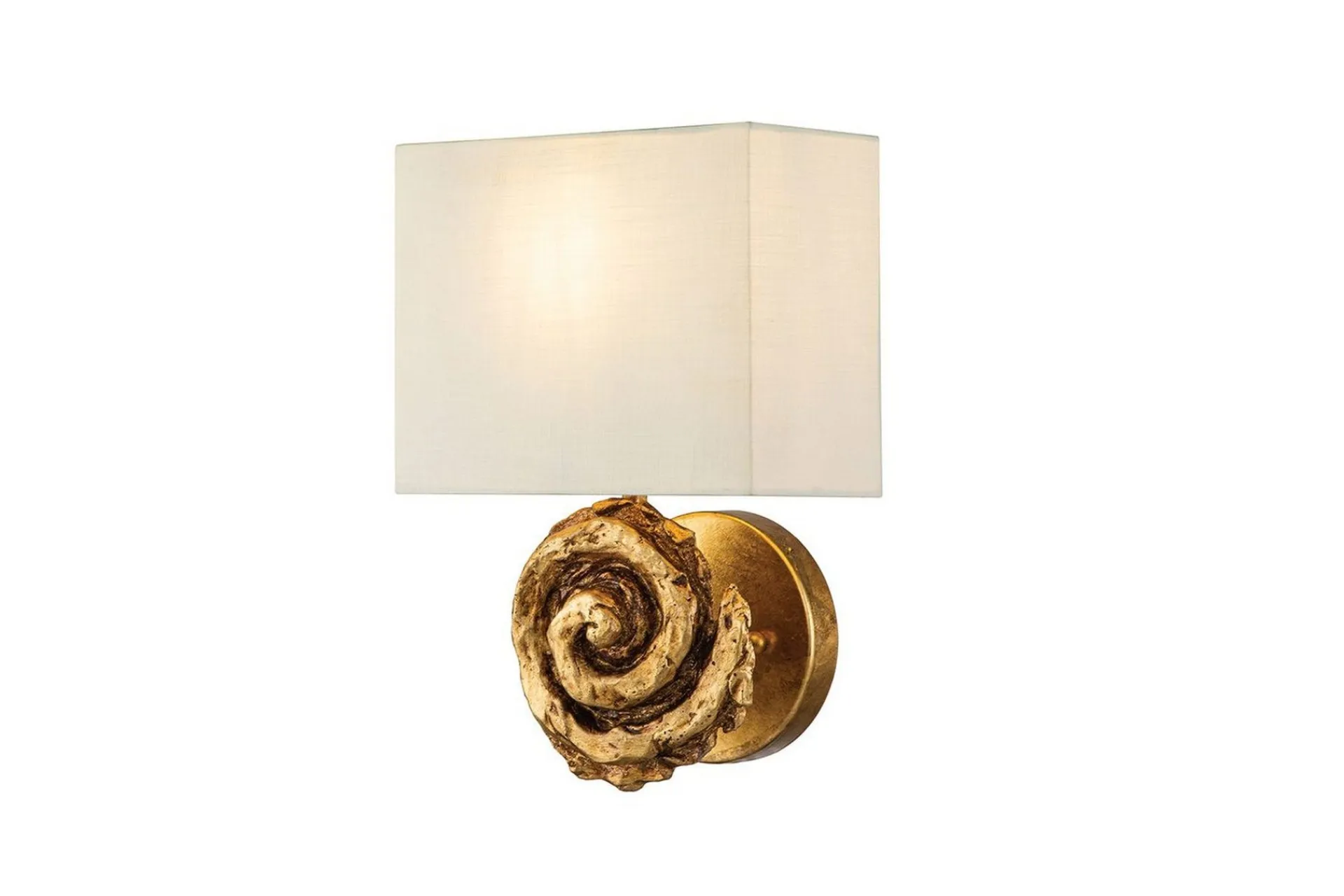 Vegglampe Flambeau Virvel blad