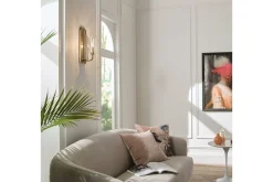 Vegglampe Kichler Kimrose Børstet naturlig