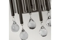 Nattbordslampe-Vegglampe Kichler Piper Espresso/Krom Mörkbrun,Krom