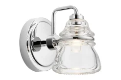 Nattbordslampe-Vegglampe Kichler Talland 127x163x175 mm Krom
