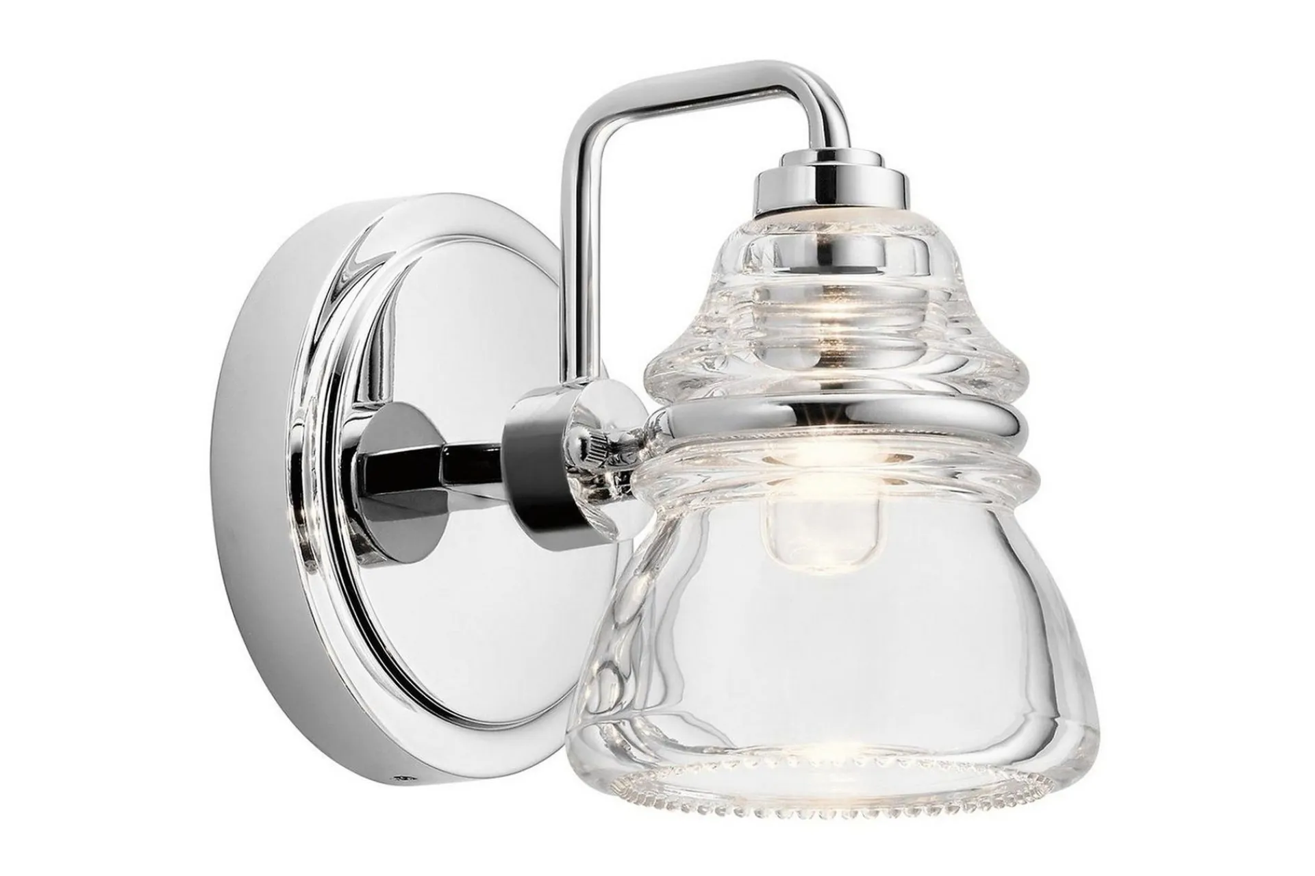 Nattbordslampe-Vegglampe Kichler Talland 127x163x175 mm Krom