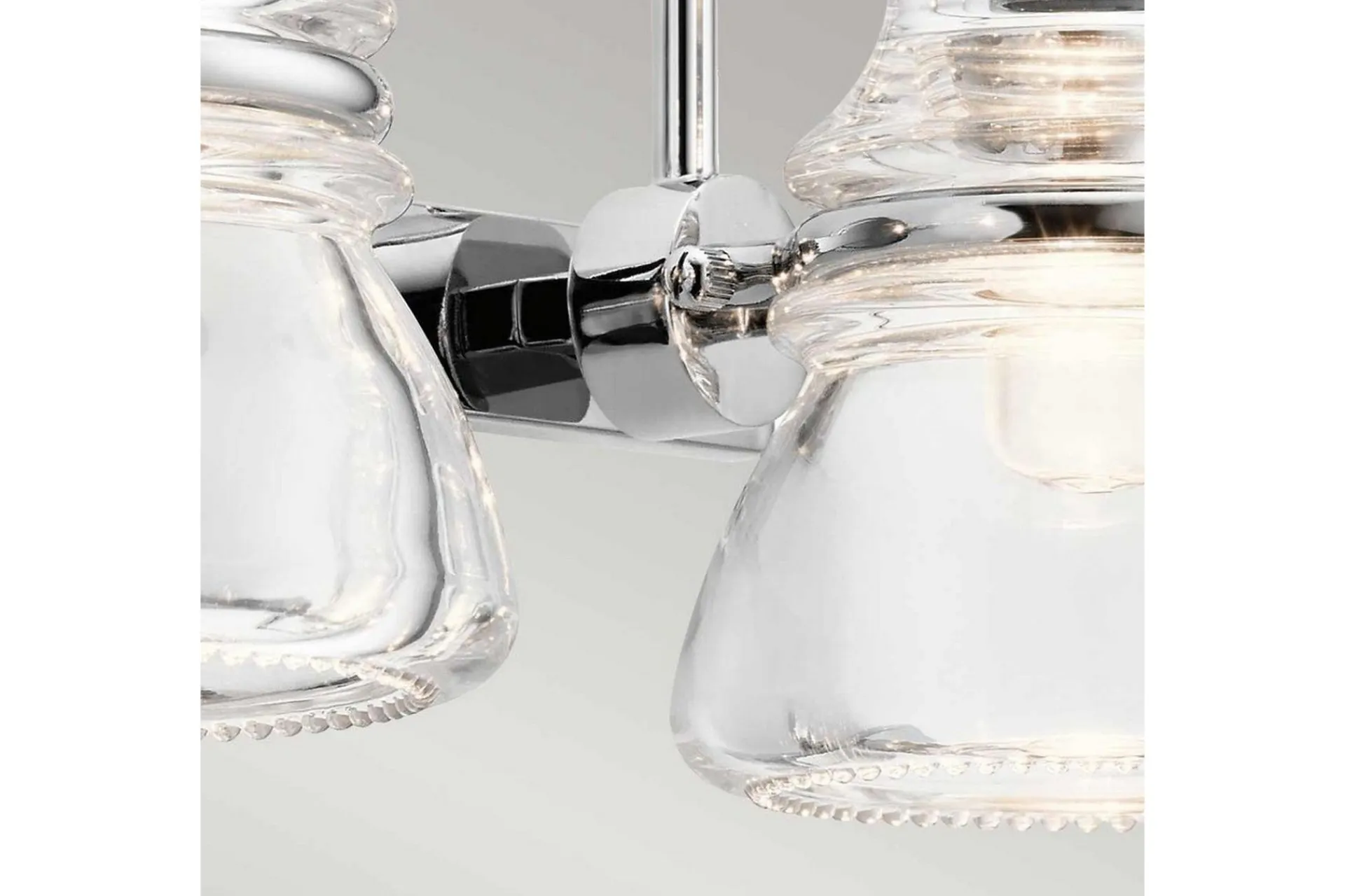 Nattbordslampe-Vegglampe Kichler Talland 336x163x175 mm Krom