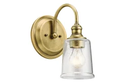 Nattbordslampe-Vegglampe Kichler Waverly Messing