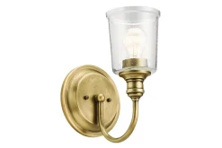 Nattbordslampe-Vegglampe Kichler Waverly Messing