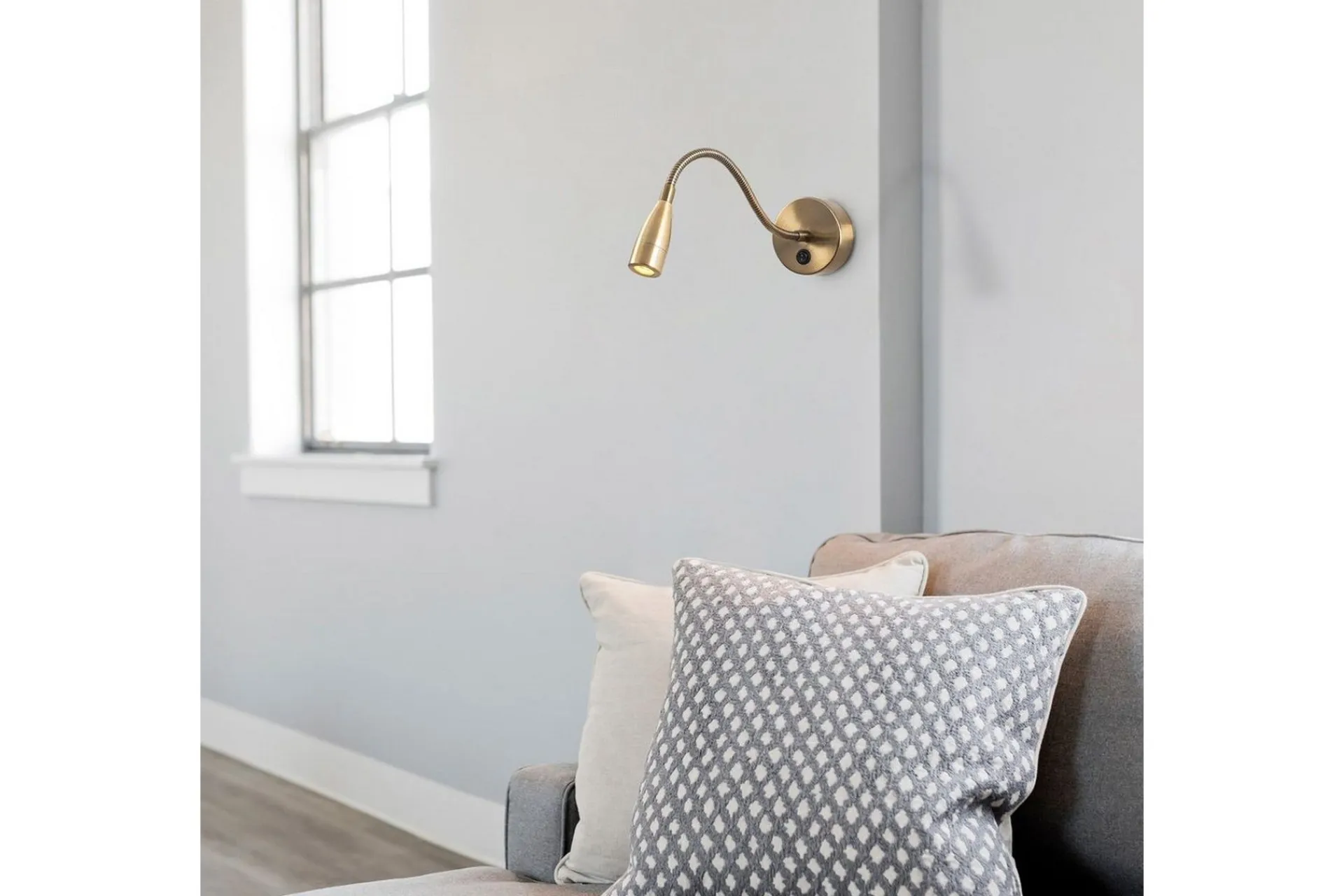 Nattbordslampe|Soveromslampe-Vegg lampe Lesing Vintage Gull