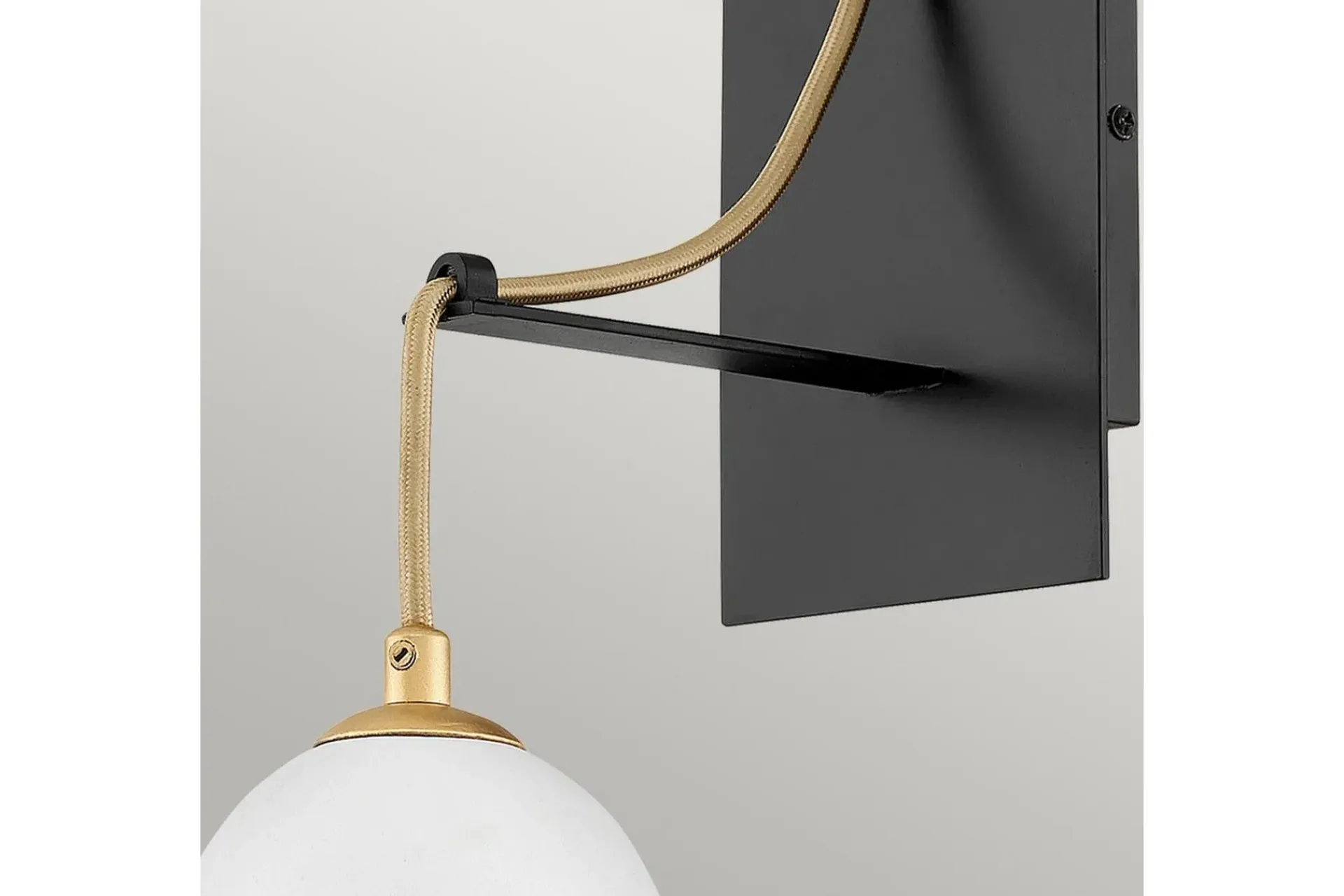 Nattbordslampe-Vegglampe Lisa McDennon by Hinkley Nula Cremehvit,Gull