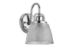 Baderomslampe Vegg-Vegglampe Quoizel Dublin Krom