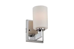 Baderomslampe Vegg-Vegglampe Quoizel Taylor 114x195x137 mm Sølv