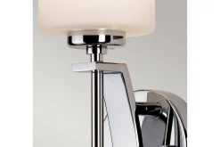 Baderomslampe Vegg-Vegglampe Quoizel Taylor 114x489x130 mm Krom