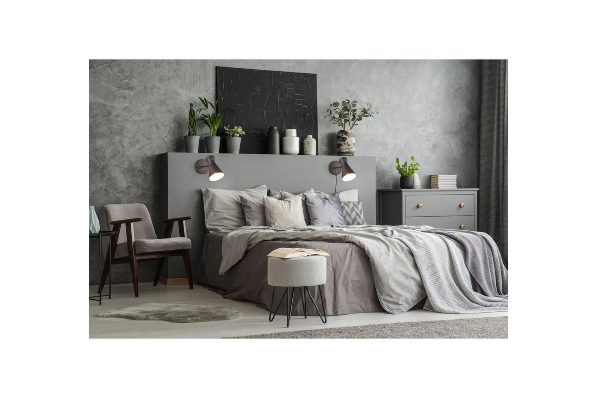 Trio Lighting Vegglampe TRIO Enzo Matt