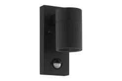 Eglo Vegglampe Utebelysning Riga 5 med Sensor Hvit Klar