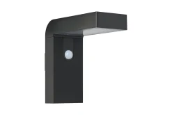 Eglo Solcelle Utelys & Solcellelamper-Vegglampe utendørsbelysning Baracconi med sensor Svart