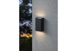 Eglo Veranda & Terrasse|Utelampe-Vegglampe Utendørsbelysning Spongano 200 mm Svart