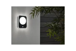 Eglo Entré|Fasadebelysning-Vegglampe Utendørs Madriz med Sensor Svart,Hvit