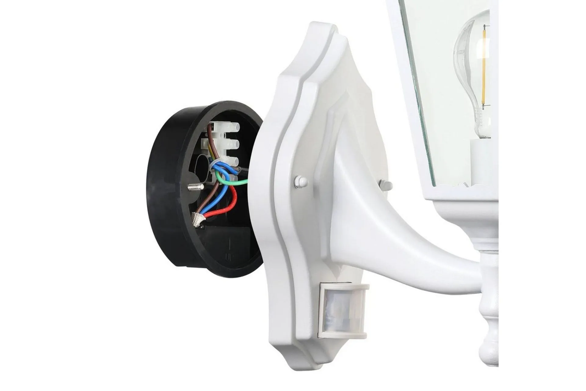 Eglo Vegglampe Utendørs Navedo med Sensor Klar