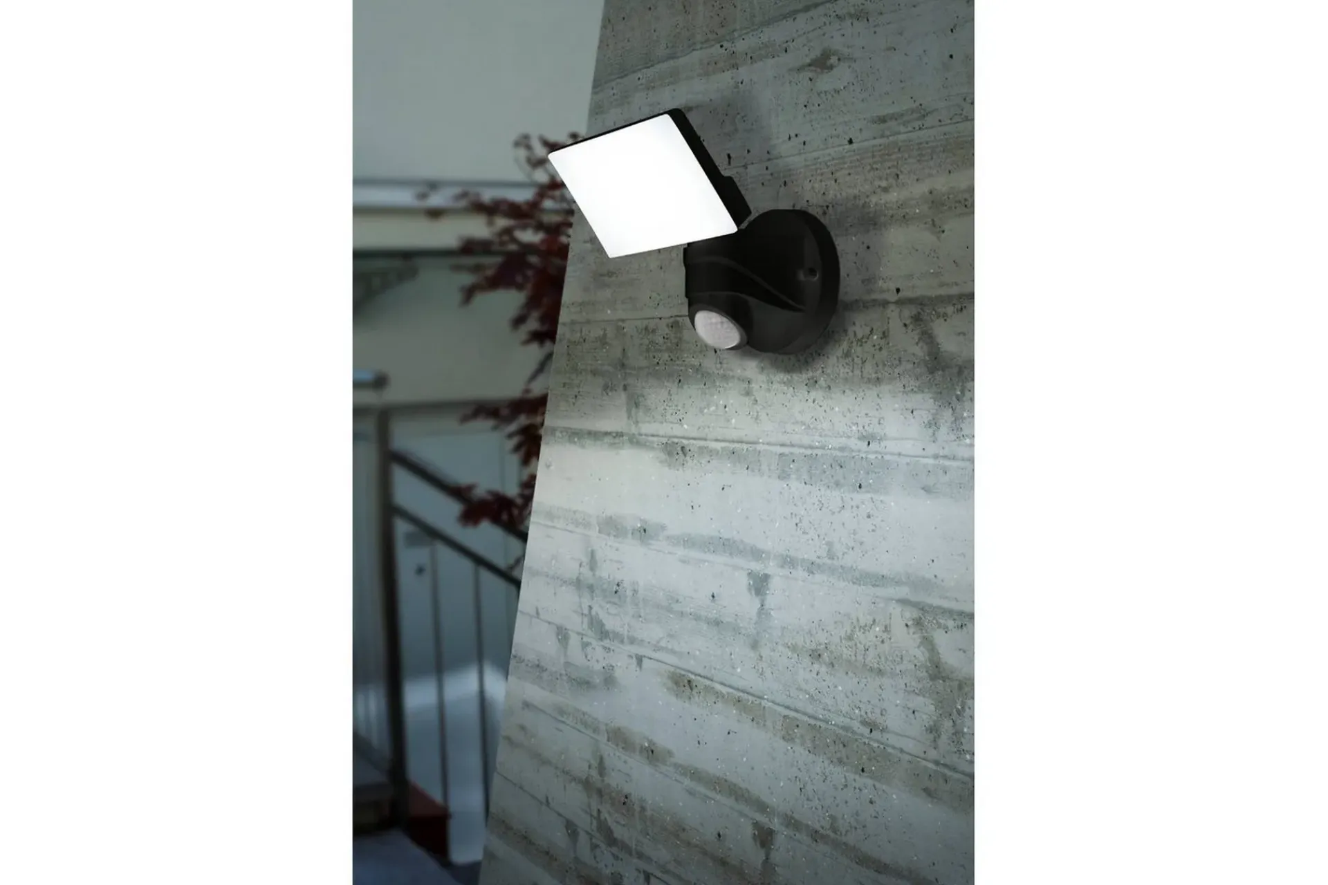 Eglo Veggstrålekaster Utendørs Pagino med Sensor