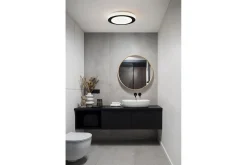 Eglo Baderomslampe Tak-Vegg-/taklampe LED Carpi 300 mm, svart, hvit Hvit,Svart
