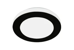 Eglo Baderomslampe Tak-Vegg-/taklampe LED Carpi 300 mm, svart, hvit Hvit,Svart