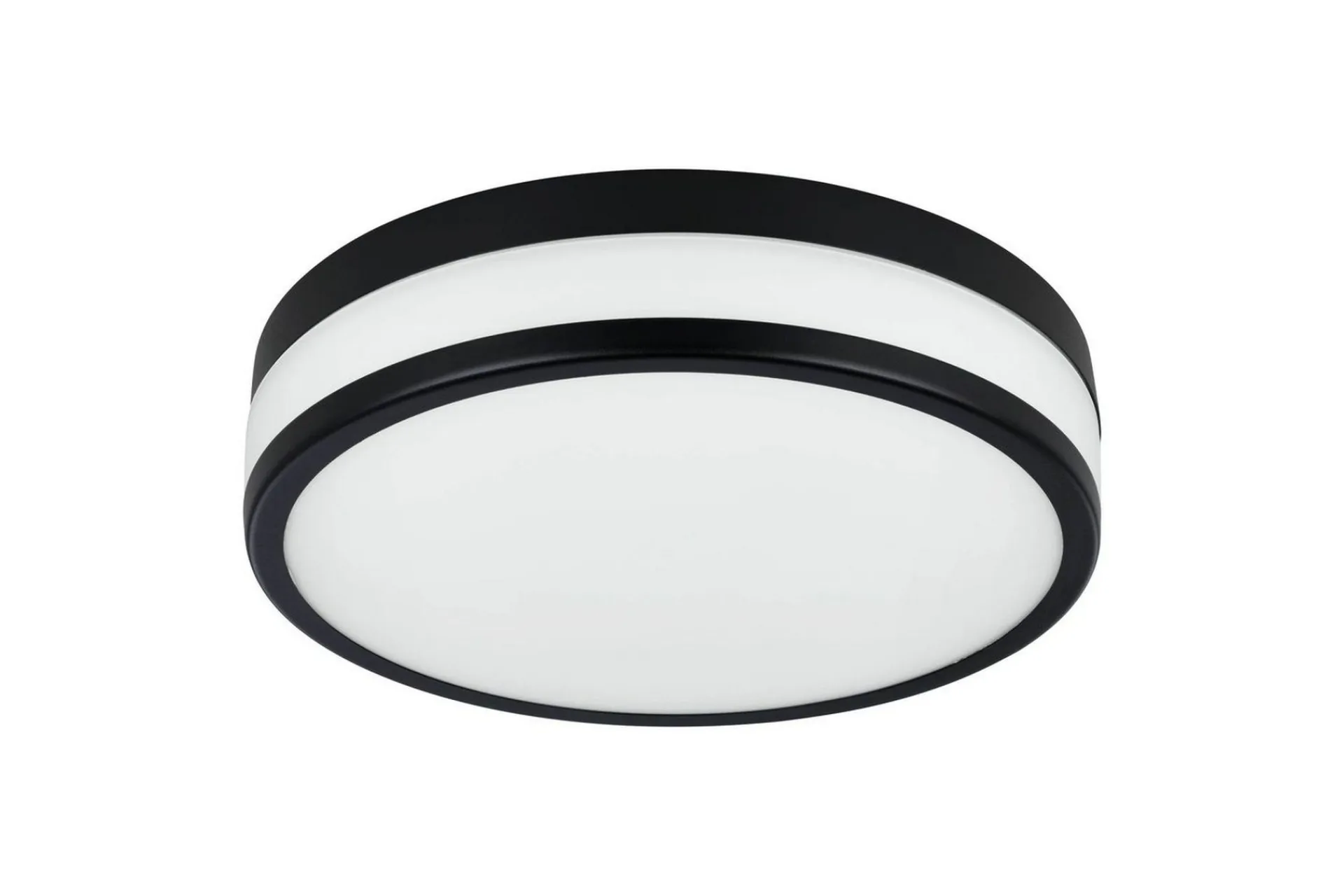 Eglo Vegg-/Taklampe LED Palermo 295 mm, Svart/Hvit