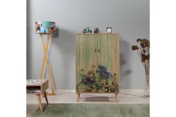 Oppbevaringsskap|Skap-Vellavie Skap 80 cm Kirsebærblomst Mønster
