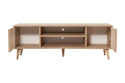 Tv-Benk & Mediabenk-Vellavie TV-benk 140 cm Panel Brun