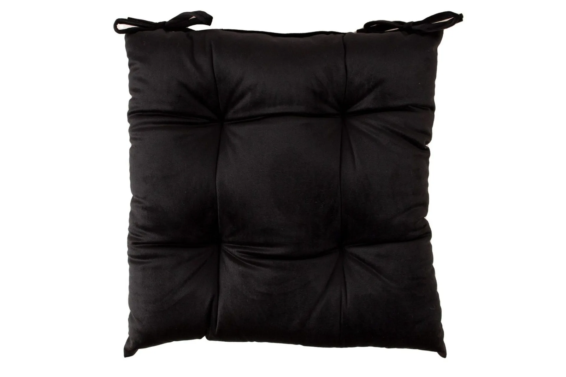 Puter|Sitteputer-Velvet Sittepute 40x40 cm Svart