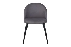 Venture Home Spisestoler & Kjøkkenstoler-Velvet Stitches Spisestol Svart,Grey