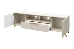 Tv-Benk & Mediabenk-Vemdalen TV-benk 204 cm Sand Beige