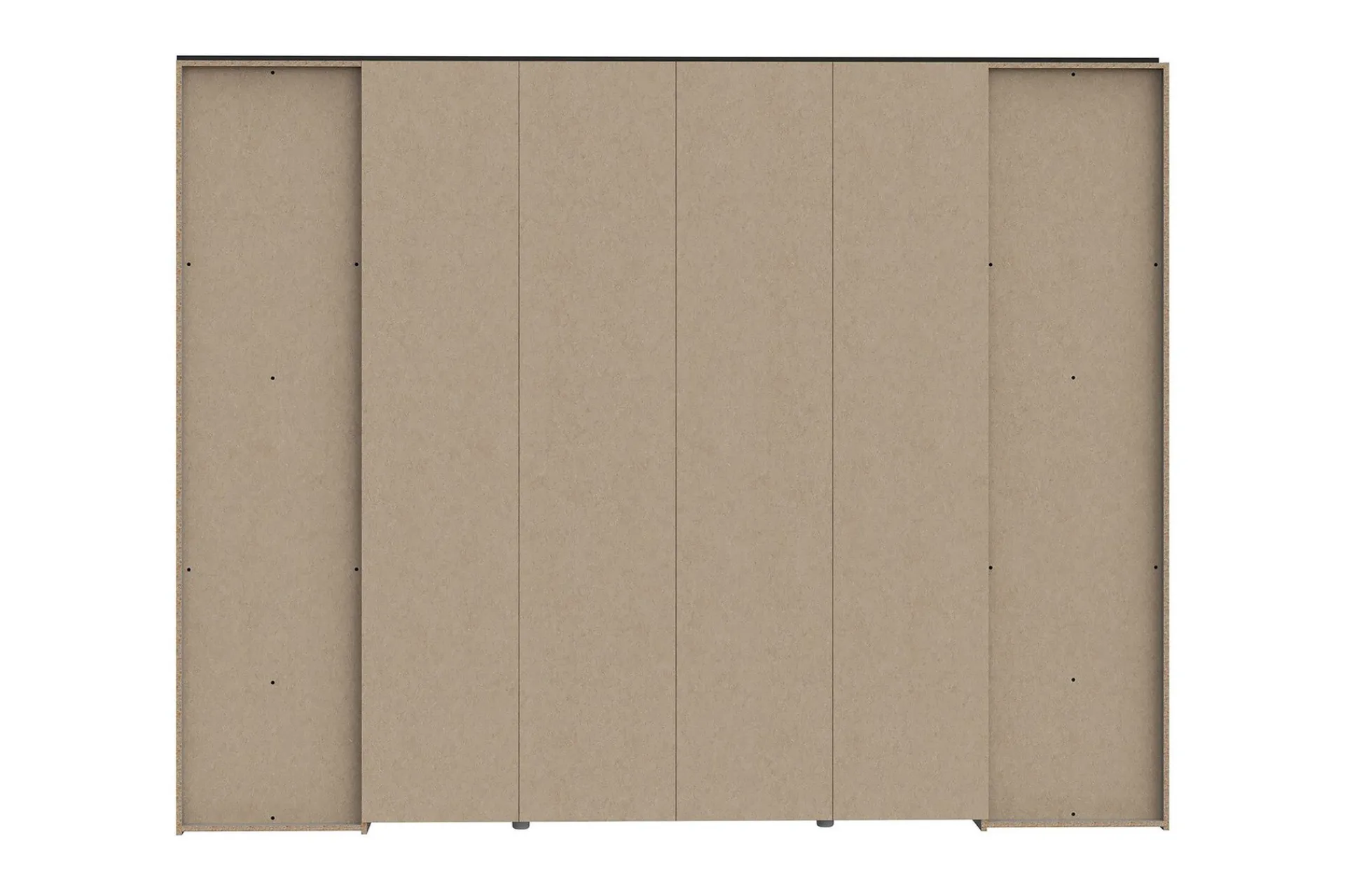 Garderober & Garderobesystem-Vergina Garderobe 62x280 cm Brun/Svart