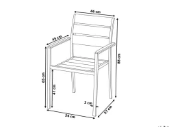 Vernio Stol 6-pk 57 cm