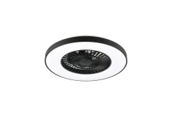 Trio Lighting Taklampe|Stuelampe-Vifte TRIO Halmstad Svart