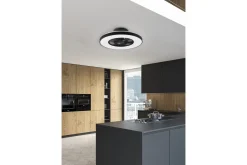 Trio Lighting Taklampe|Stuelampe-Vifte TRIO Halmstad Svart