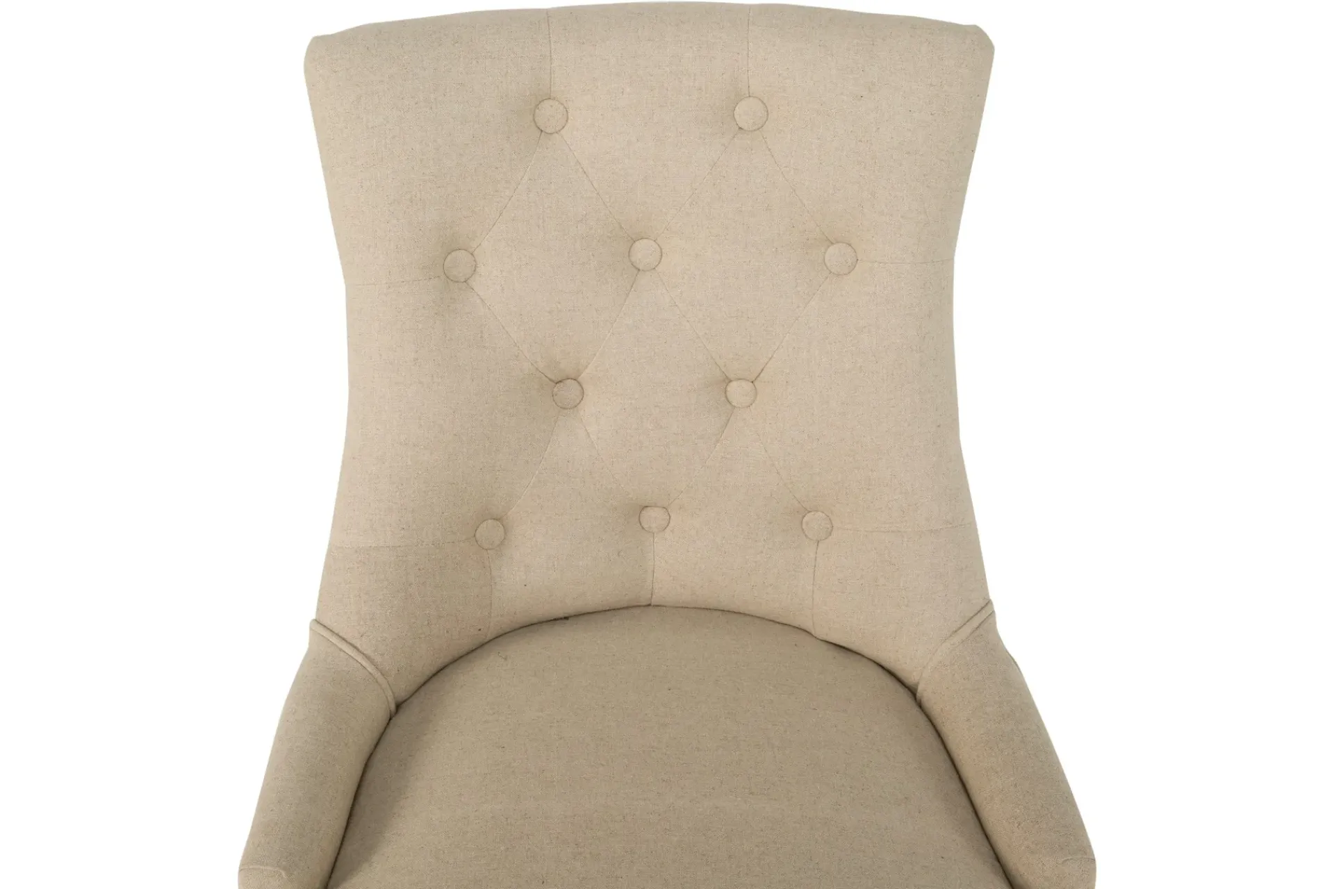 Bloomington Barstoler|Kontorstol & Skrivebordsstol-Viktoria Spisestol med Nagler Beige/Vintageben