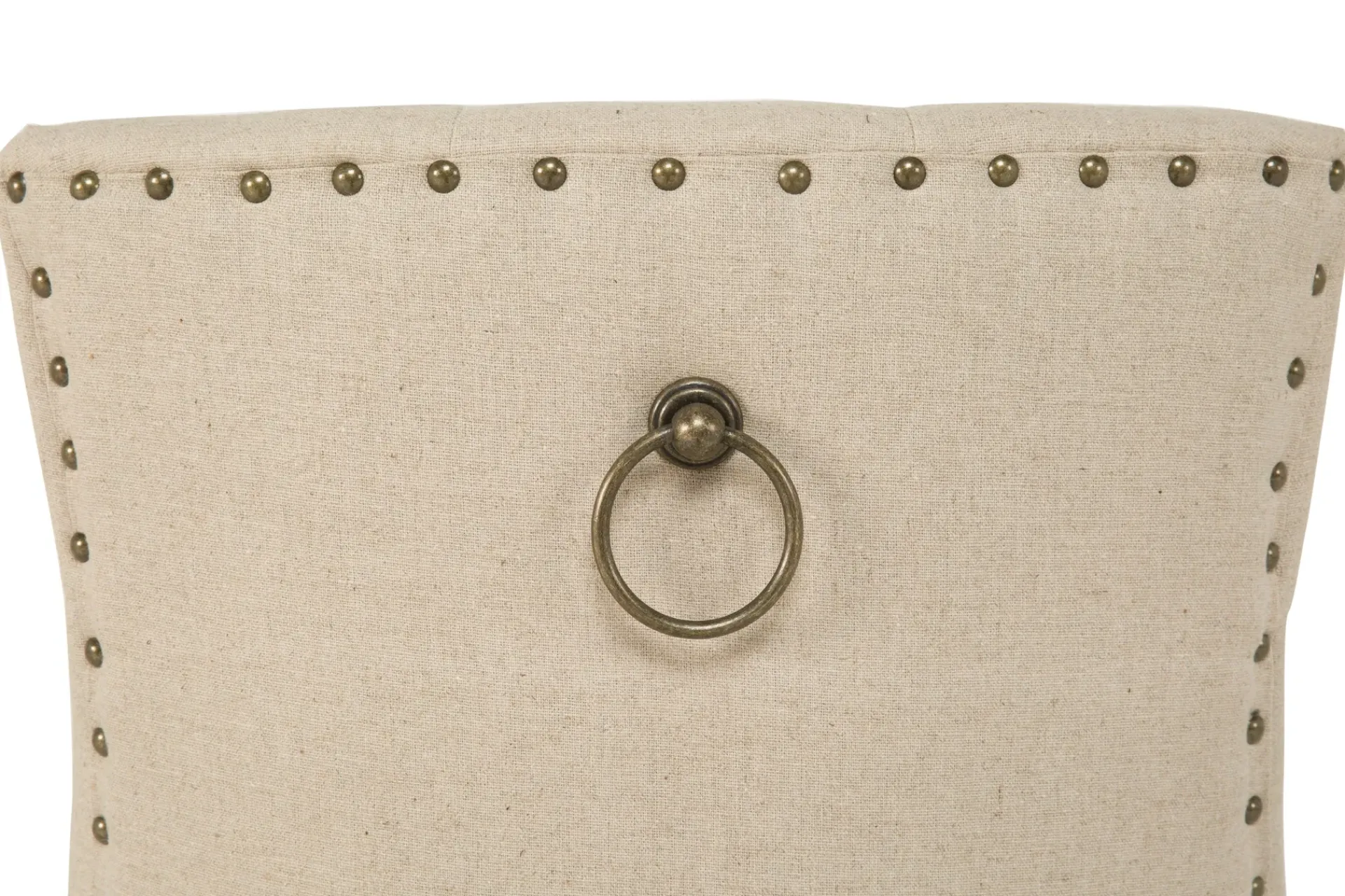 Bloomington Barstoler|Kontorstol & Skrivebordsstol-Viktoria Spisestol med Nagler Beige/Vintageben