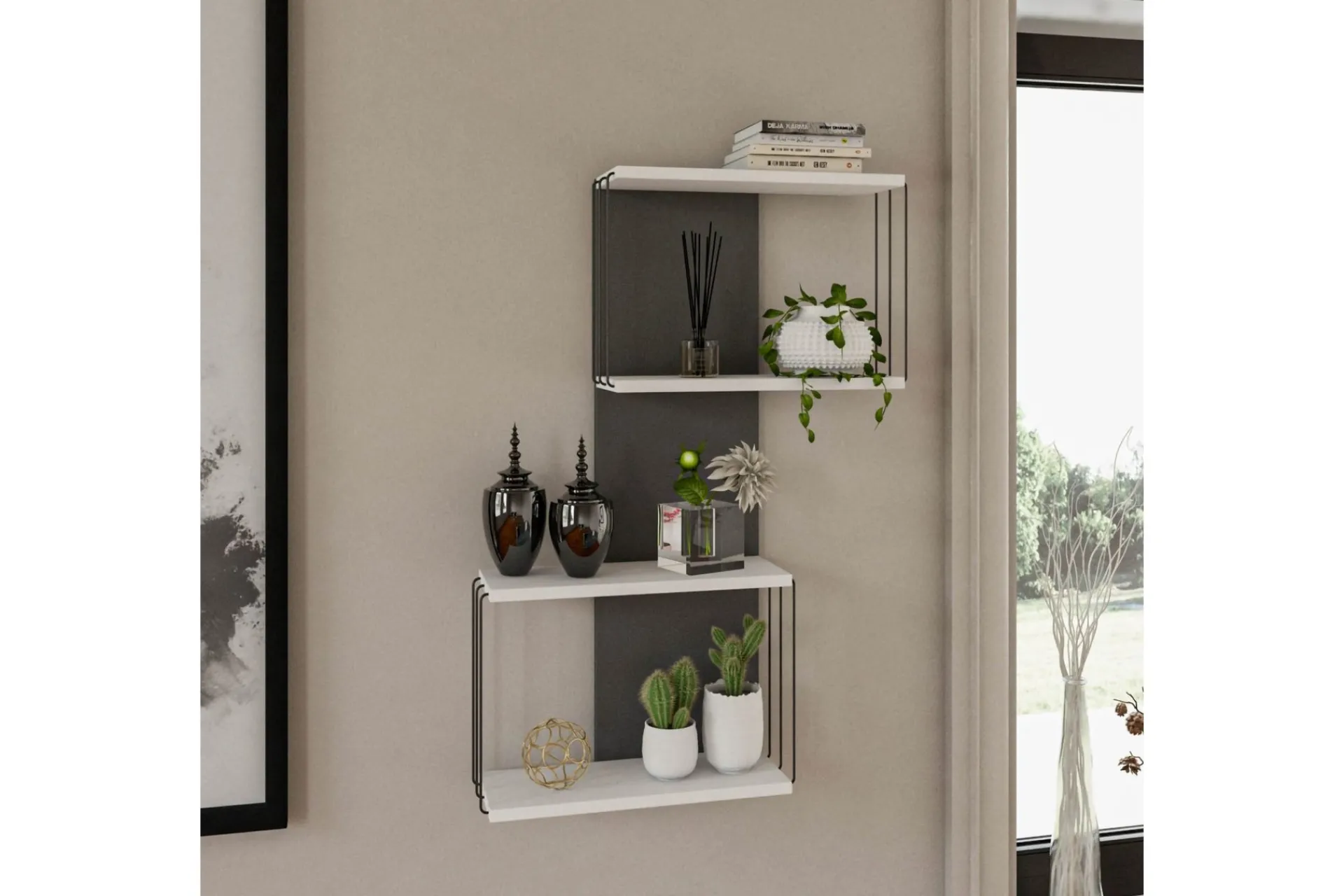 Vegghylle-Vilsberg Vegghylle 62x18 cm Hvit