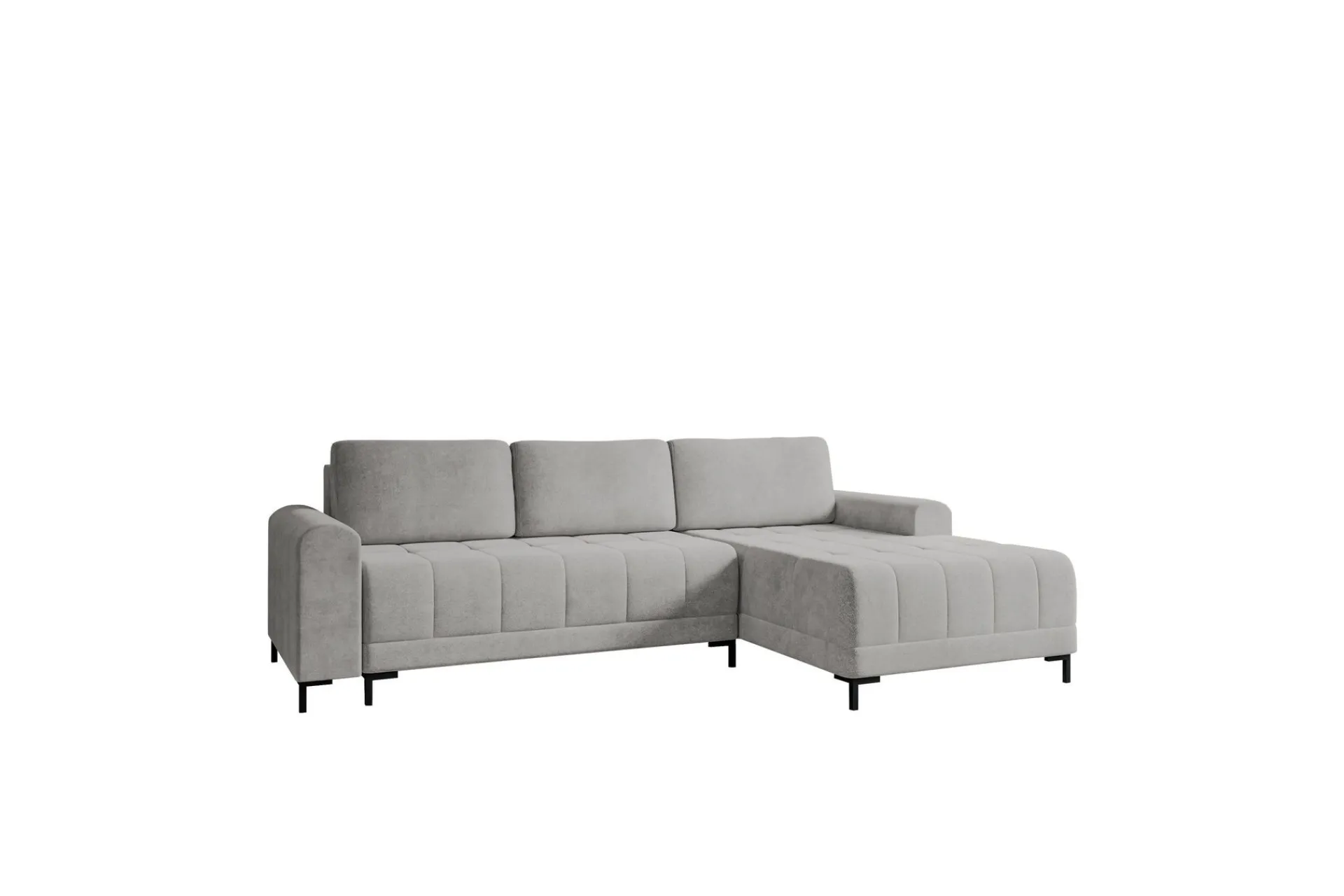Sofa Med Sjeselong-Vilshult Sofa med Divan 3-seter Lysegrå