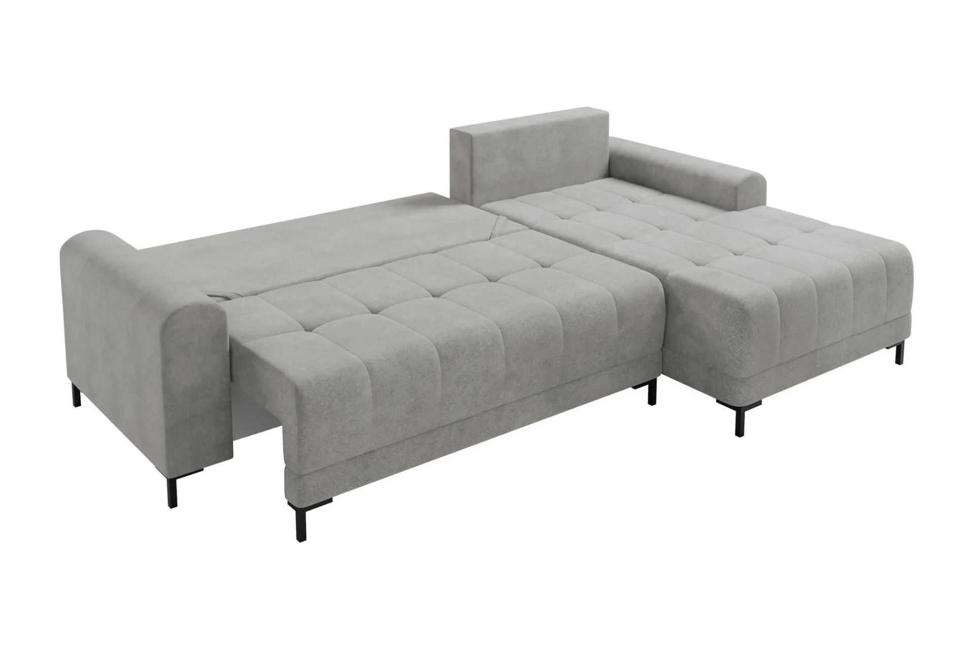 Sofa Med Sjeselong-Vilshult Sofa med Divan 3-seter Lysegrå